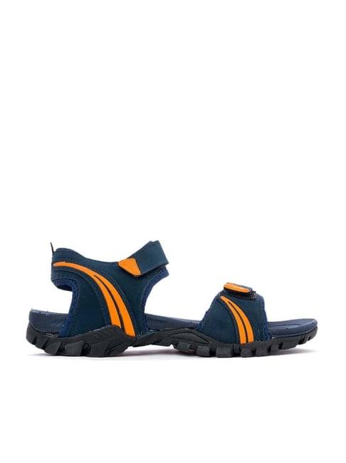 khadim men's navy floater sandals