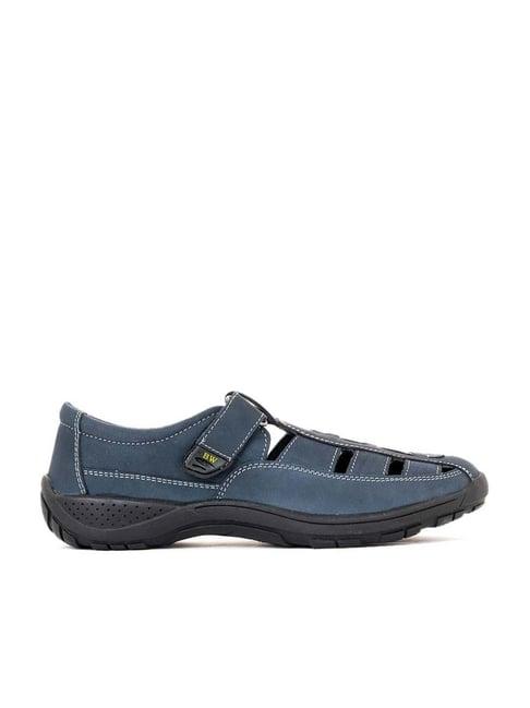 khadim men's blue fisherman sandals