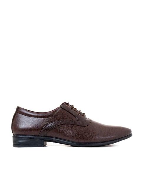 khadim men's brown oxford shoes