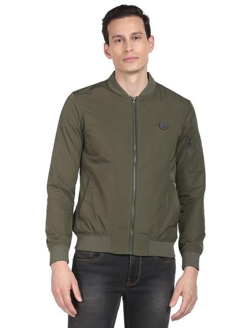 u.s. polo assn. olive regular fit bomber jackets