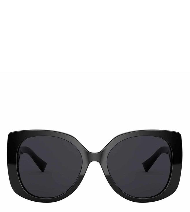 versace grey medusa icon cat eye sunglasses for women