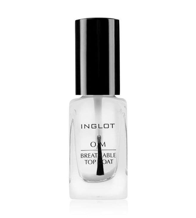 inglot o2m breathable top coat - 11 gm