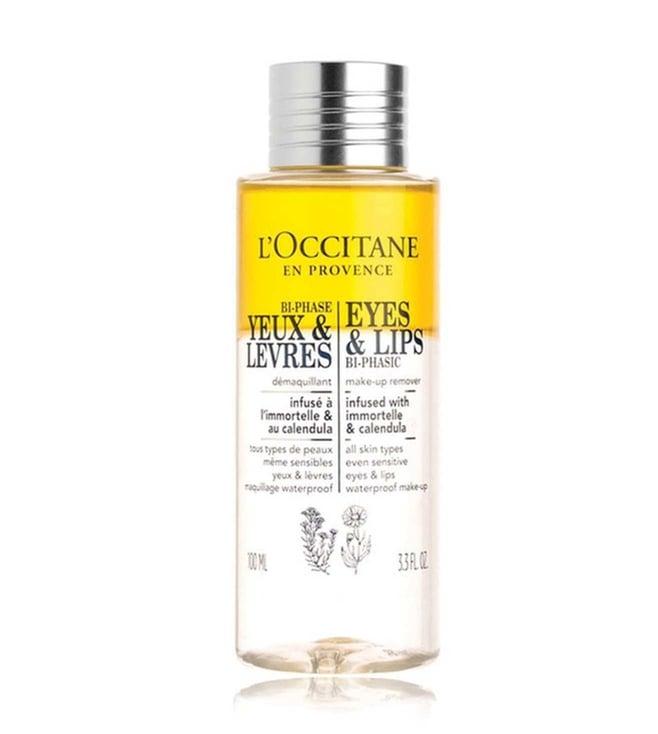 l'occitane eyes & lips bi-phasic make-up remover - 100 ml