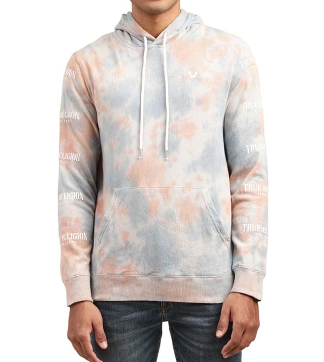 true religion multi abstract regular fit hoodie