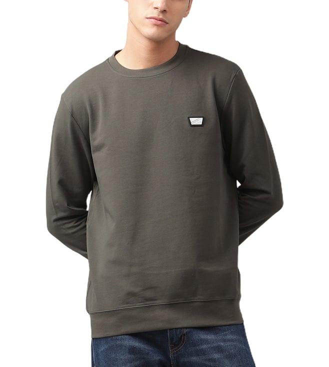 antony morato olive slim fit sweatshirt