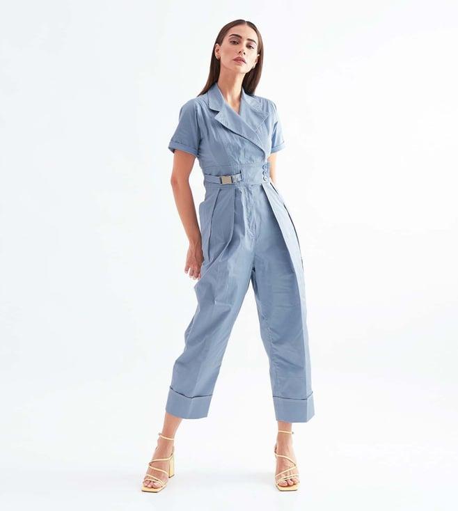 notebook stone blue coretta jumpsuit