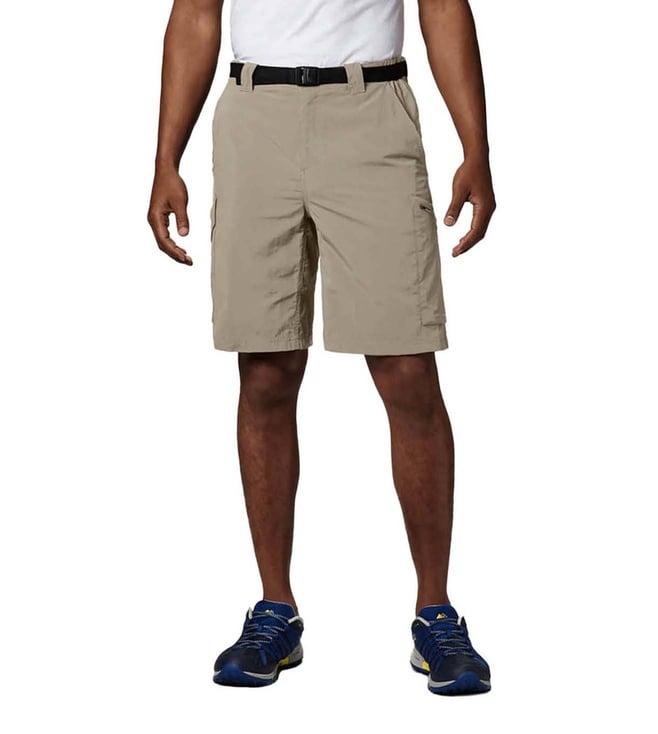 columbia beige silver ridge cargo shorts