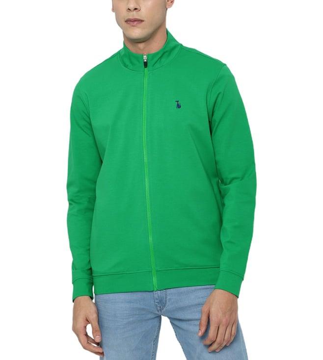 simon carter london green regular fit sweatshirt