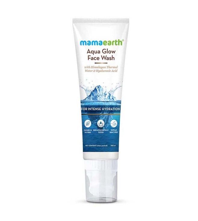 mamaearth aqua glow face wash - 100 ml