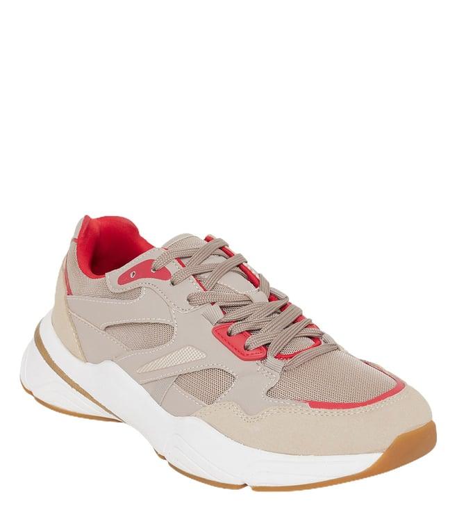 aldo men's luno240 beige sneakers