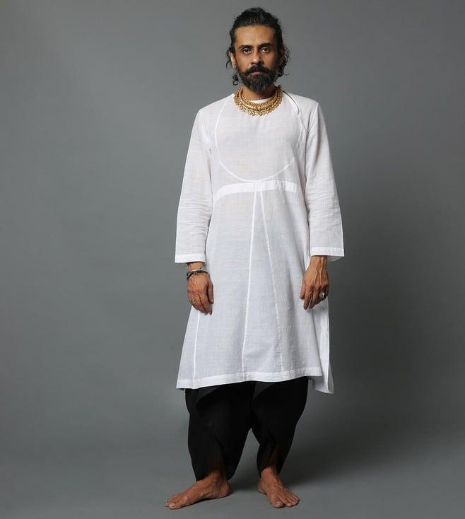 house of three safed mul kurta