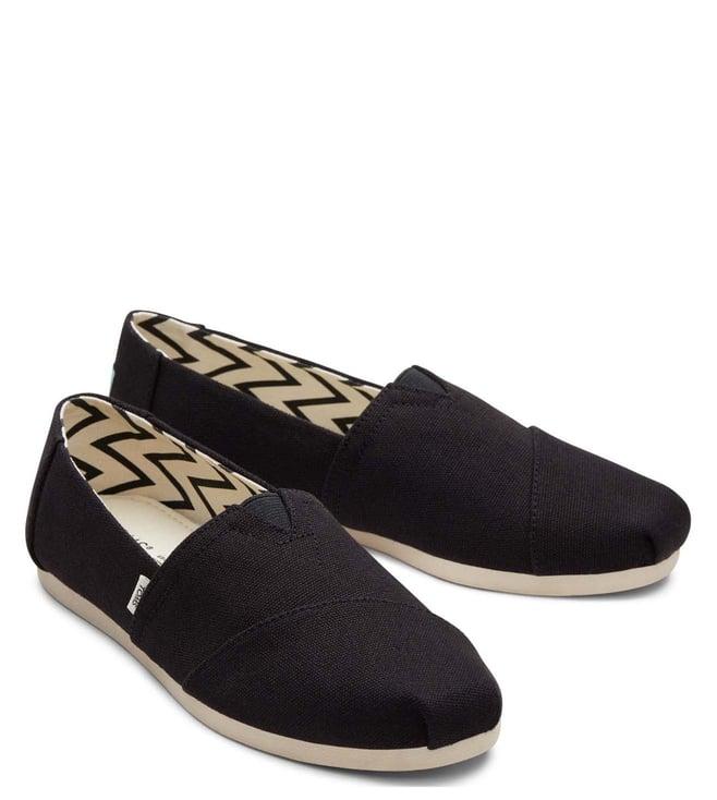 toms women's alpargata black shoes