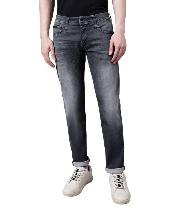 antony morato geezer slim steel grey 9001 mid rise jeans