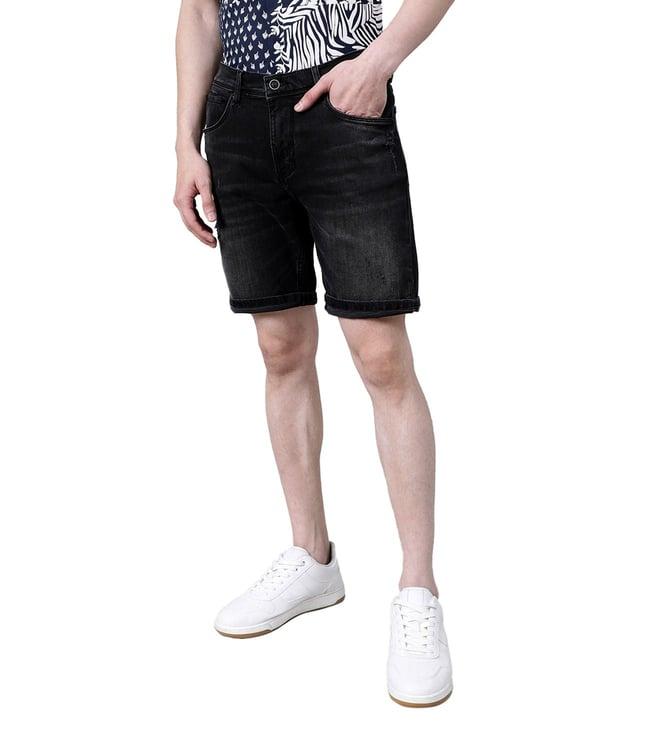 antony morato black dave skinny fit shorts