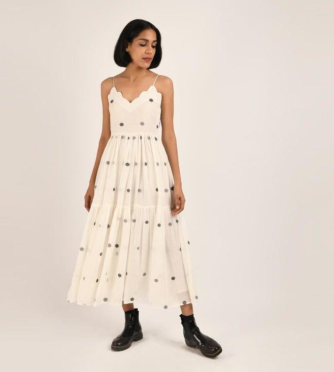 indigo dreams white woven hearts diana dress