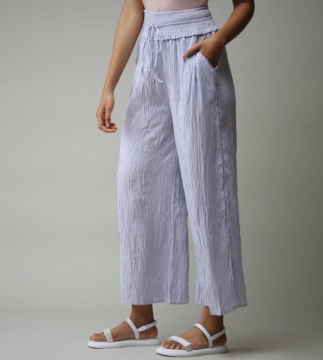 label ritu kumar solid wide leg pants