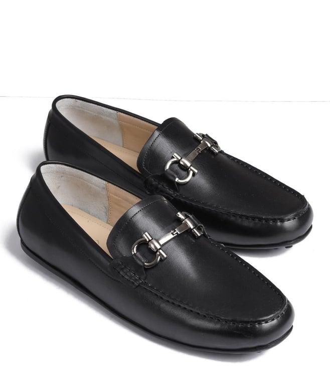 luxoro formello men's helio black loafers