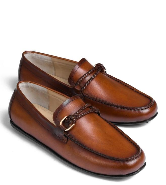 luxoro formello men's pablo tan loafers