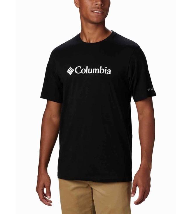 columbia black regular fit t-shirt