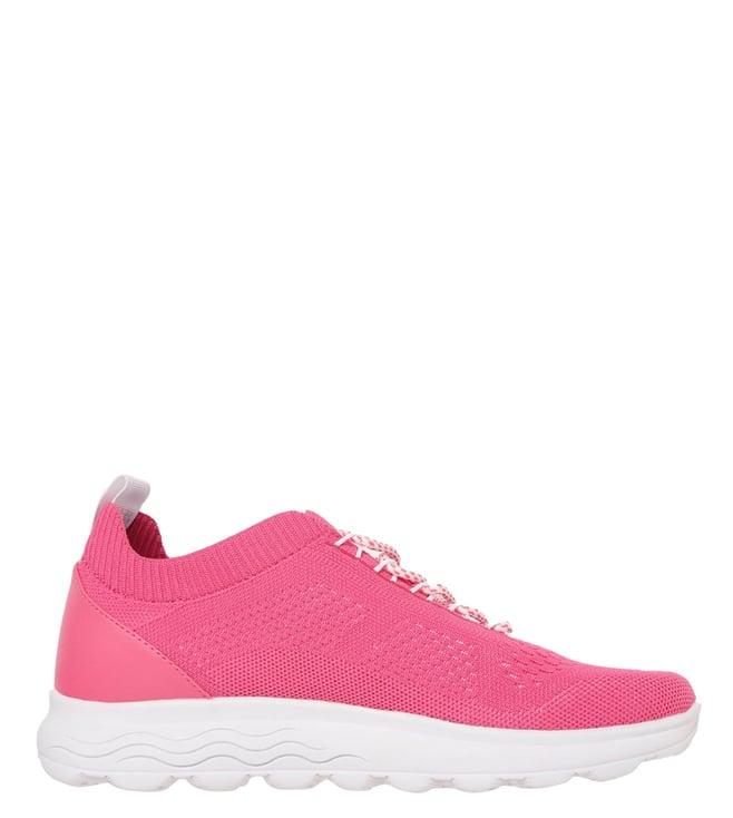 geox women's spherica fuchsia sneakers