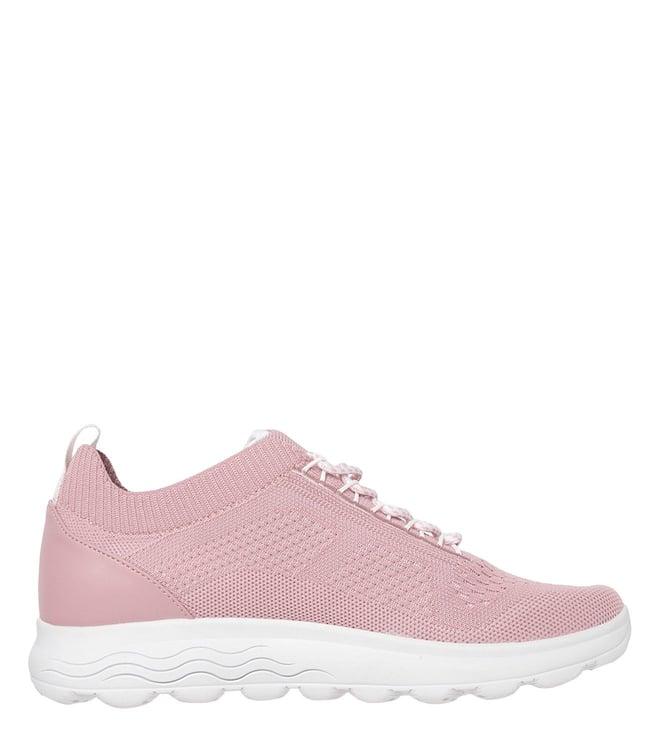 geox women's spherica pink sneakers