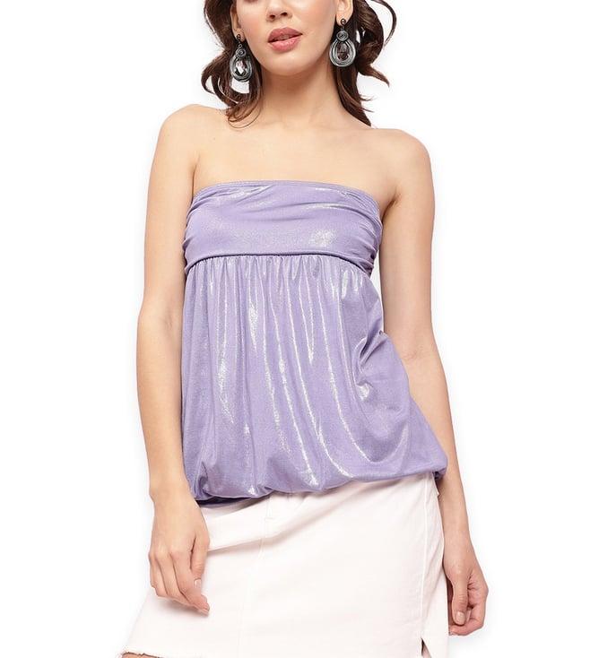 kendall + kylie lilac top