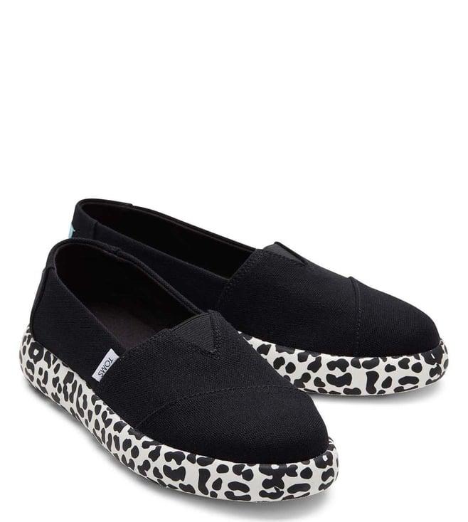 toms women's alpargata mallow black sneakers