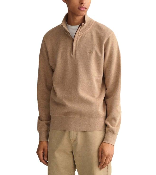 gant khaki regular fit sweatshirt