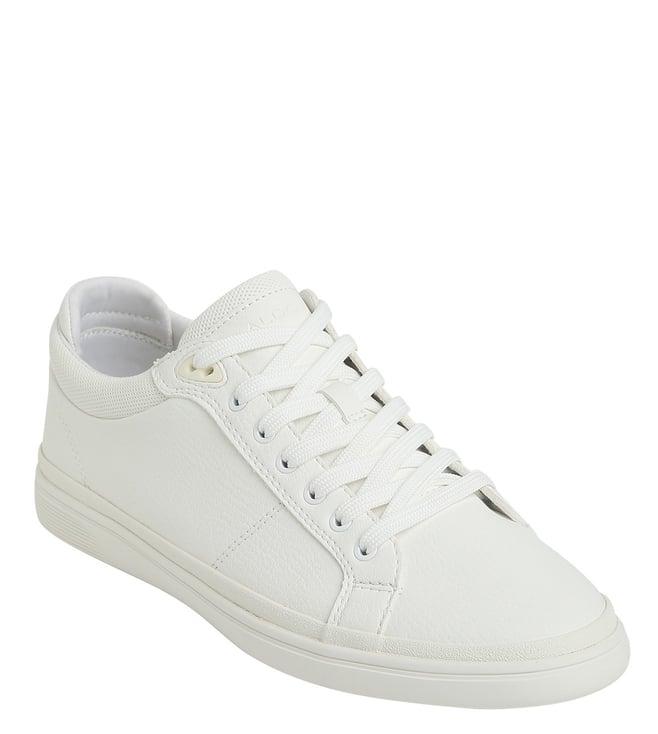 aldo men's finespec110 other white sneakers