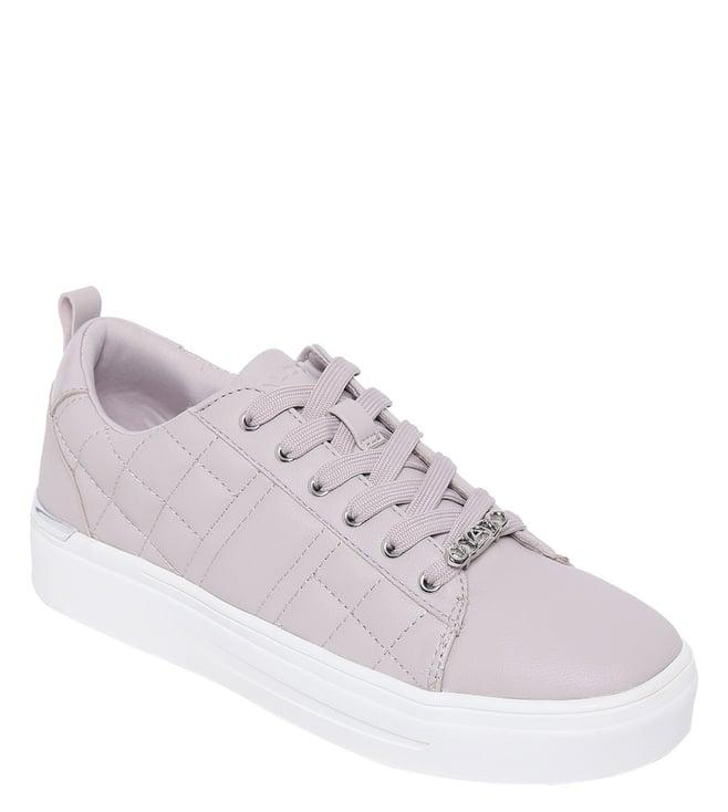 aldo women's meadow060 quilted grey sneakers