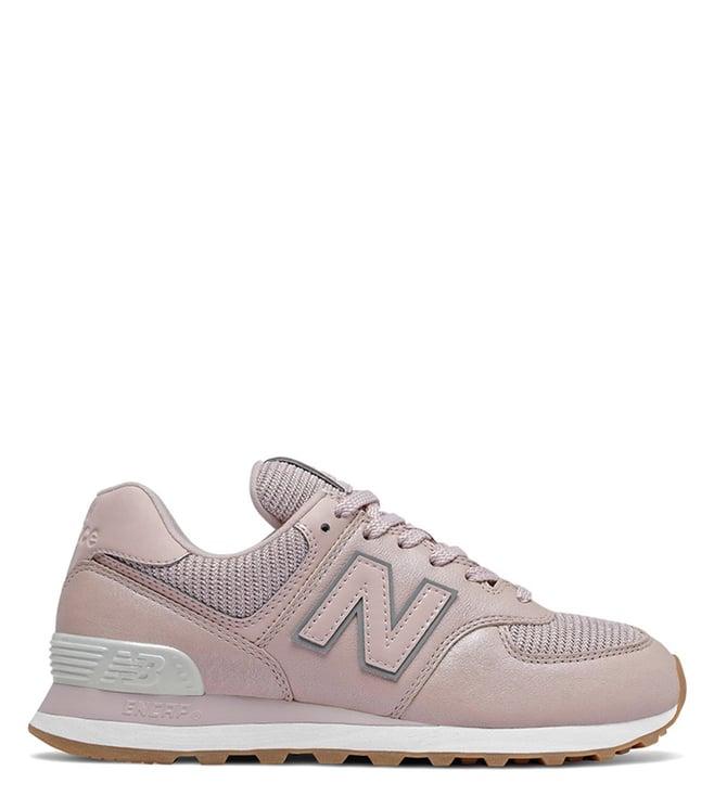 new balance women's 574 brown sneakers