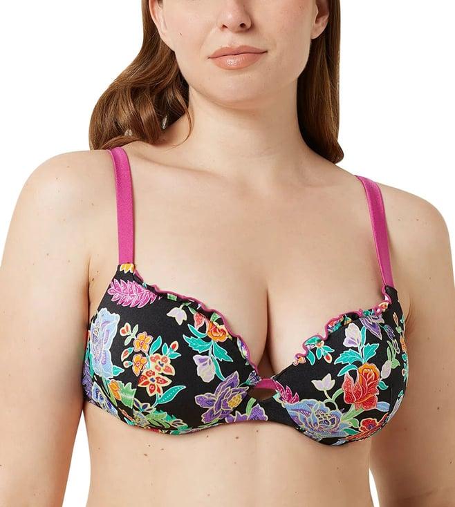 yamamay multi giava floral print bikini top