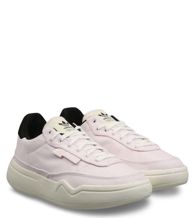 adidas originals women's her court almpnk/cblack/owhite sneakers