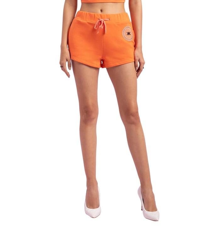 kendall + kylie mango slim fit shorts