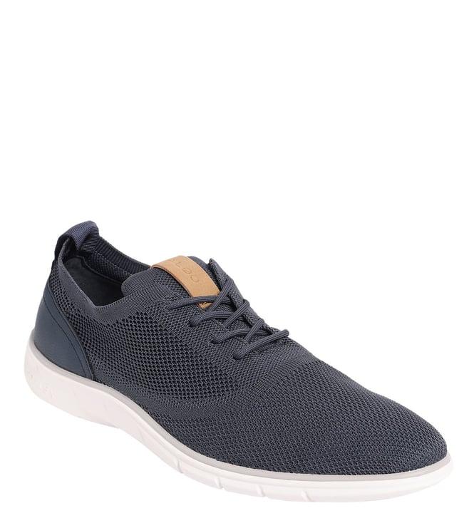 aldo men's bruge413 open navy sneakers