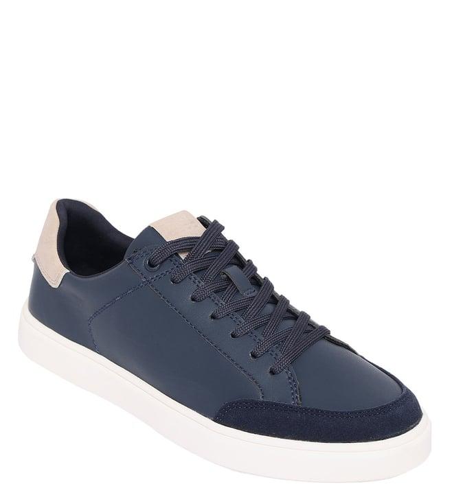 aldo men's courtspec410 navy sneakers