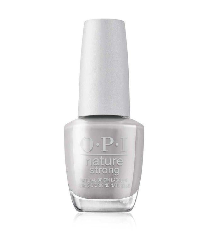 o.p.i nature strong nail lacuqer dawn of a new gray 15 ml