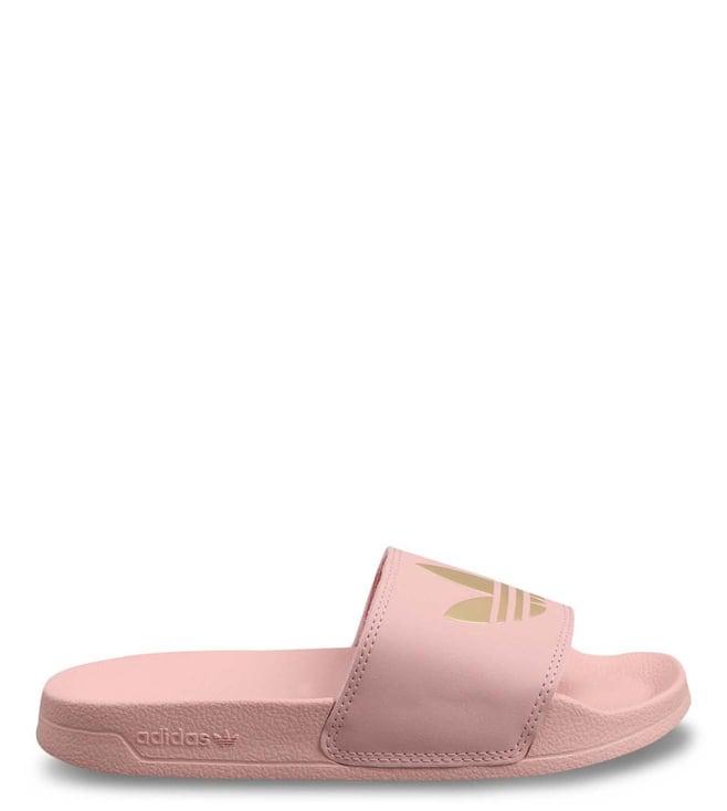 adidas originals women's adilette lite wonmau/magold slide sandals