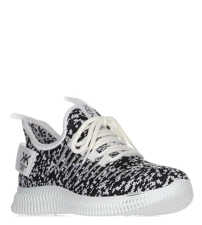 kendall + kylie women's logo spec ezora low top lace up multi sneakers