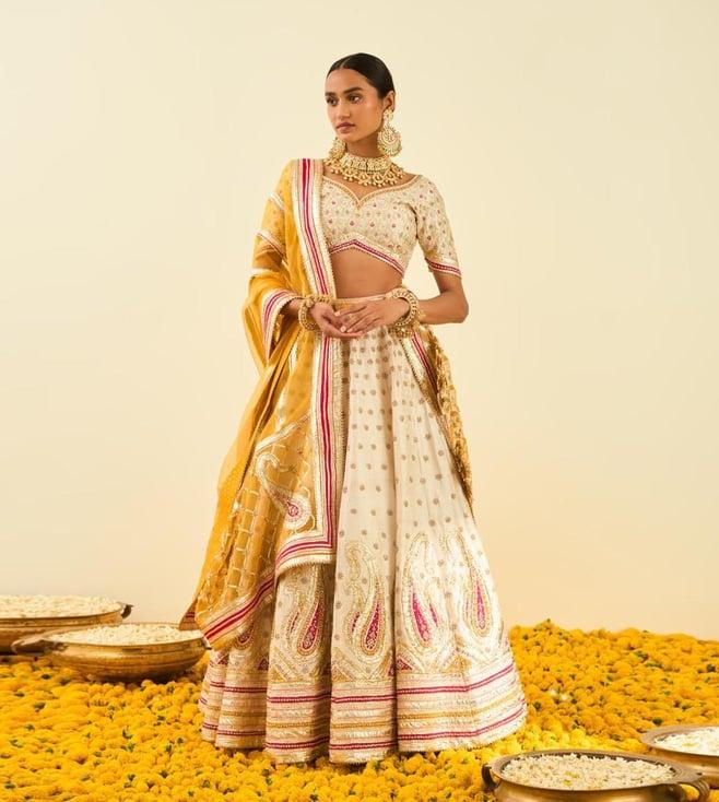 sheetal batra shahnaz blouse, lehenga & dupatta