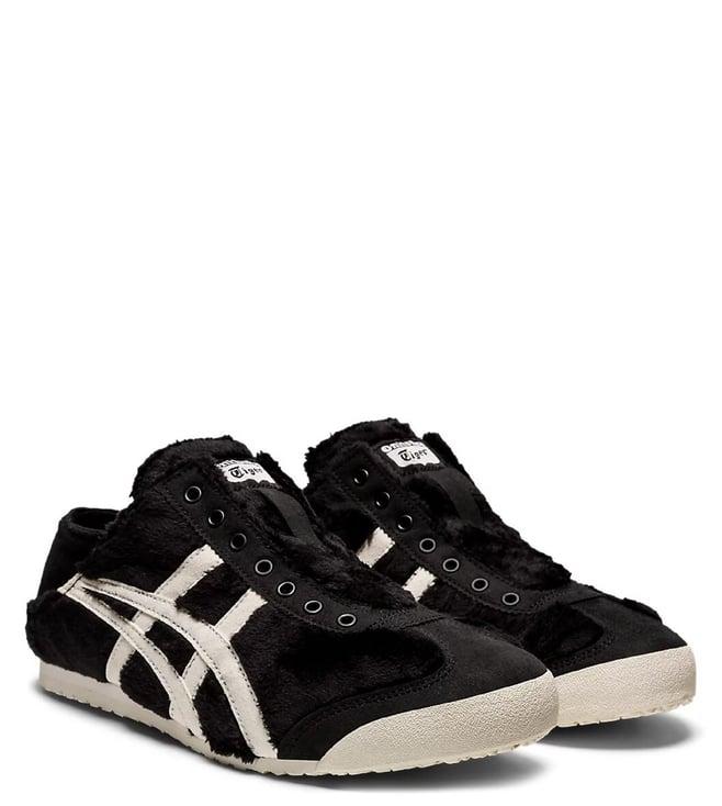 onitsuka tiger unisex mexico 66 paraty black sneakers