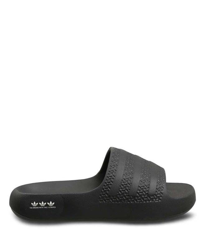 adidas originals women's adilette soft cblack/clowhi/cblack slide sandals