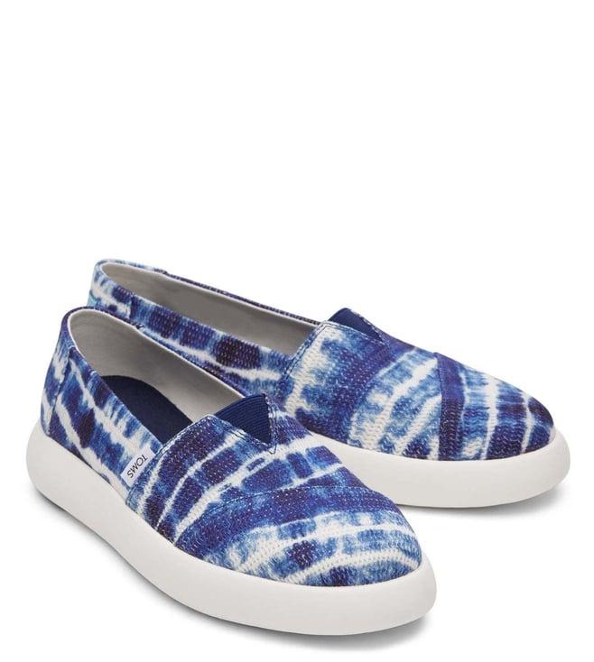 toms women's alpargata mallow navy sneakers