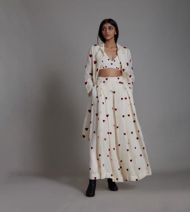 mati oatmeal heart cover lehenga set