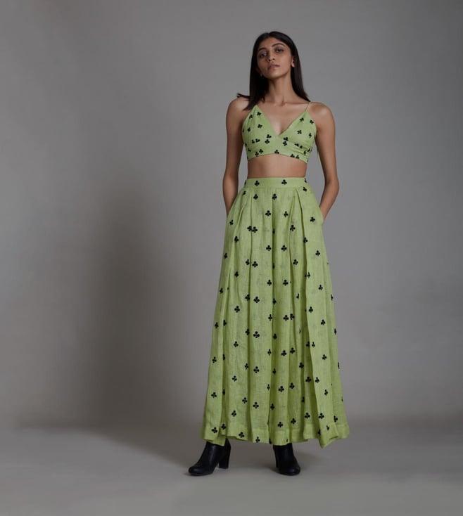 mati green club lehenga