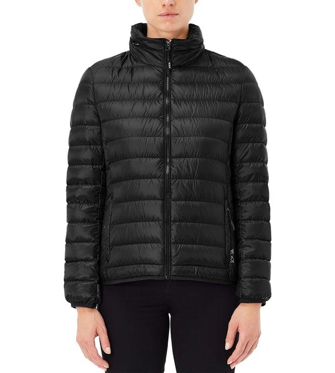 tumi black pax charlotte regular fit puffer jacket