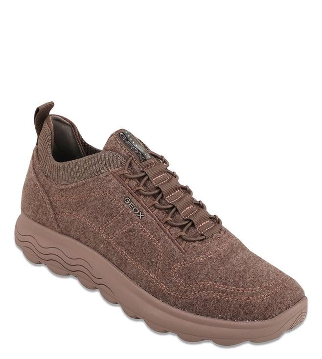 geox women's spherica beige sneakers