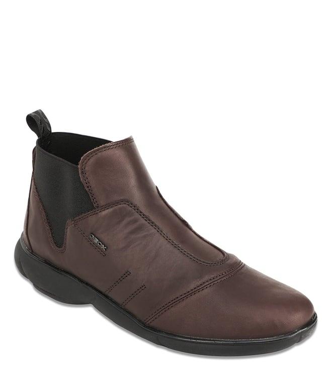 geox women's nebula coffee ankle boots