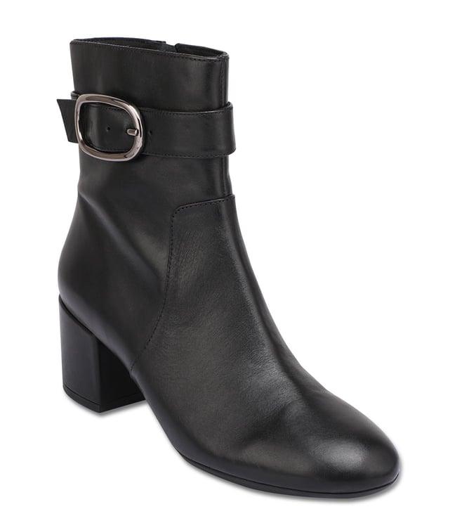 geox women's eleana black ankle boots