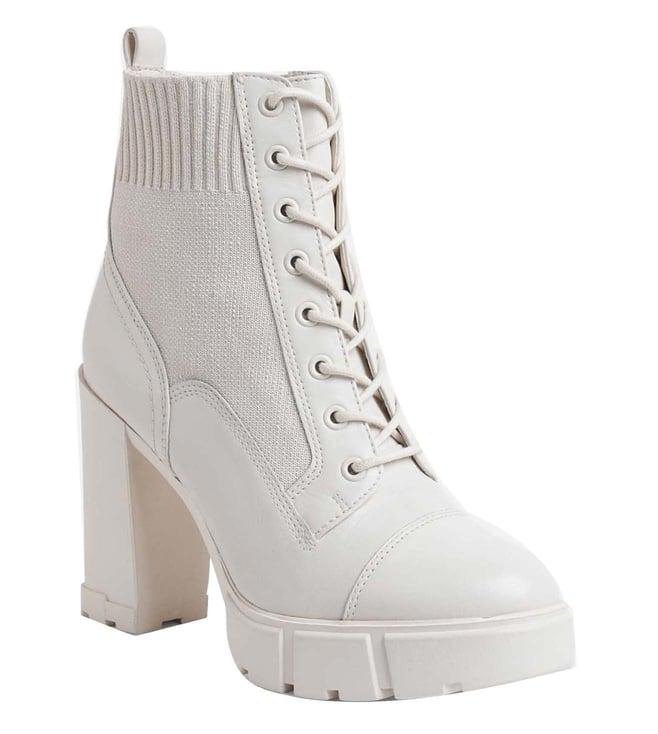 aldo women's rebel115 derby open white boots